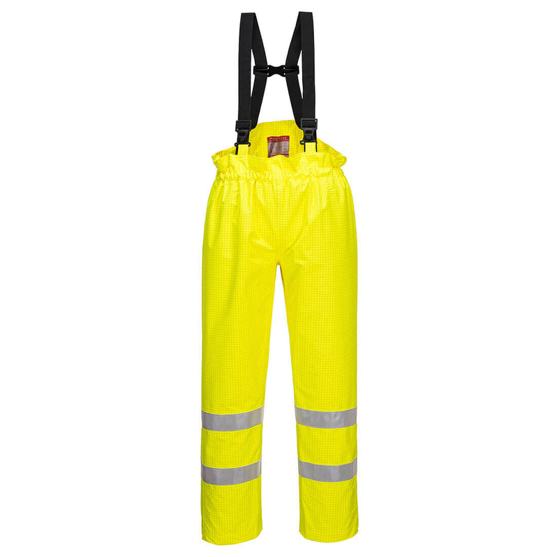 Laden Sie das Bild in Galerie -Viewer, Bizflame Rain ungefütterte Warnschutz Multinorm Hose antistatisch - S780