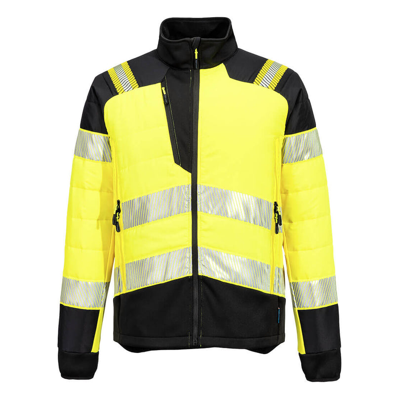 Laden Sie das Bild in Galerie -Viewer, PW3 Hi-Vis Hybrid Steppjacke T170
