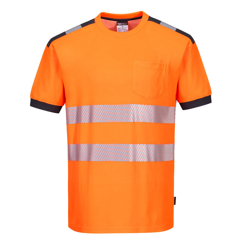 Laden Sie das Bild in Galerie -Viewer, PW3 Warnschutz Cotton Comfort T-Shirt kurzarm - T181