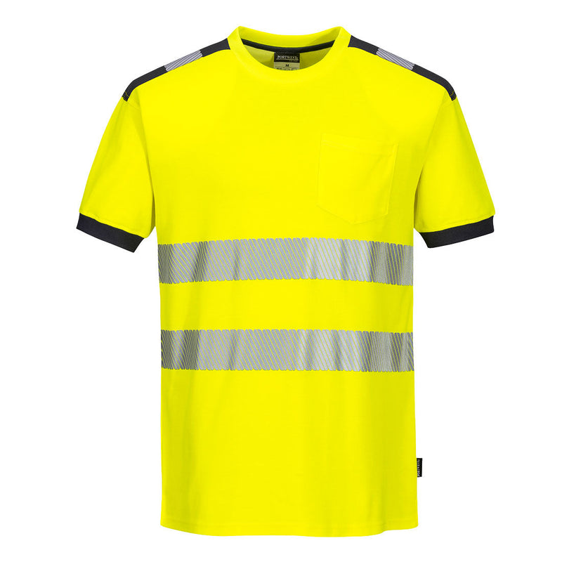 Laden Sie das Bild in Galerie -Viewer, PW3 Warnschutz Cotton Comfort T-Shirt kurzarm - T181