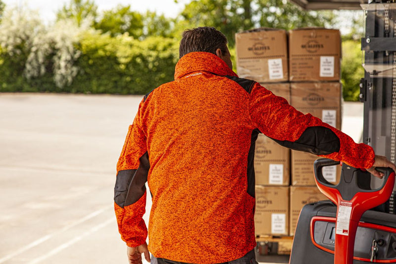 Laden Sie das Bild in Galerie -Viewer, Strick-Fleecejacke - VGCA40