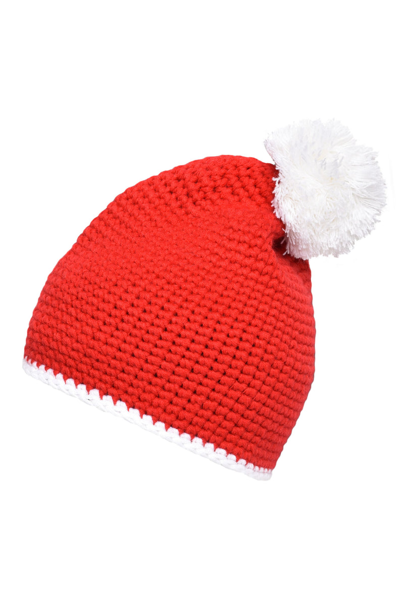 Laden Sie das Bild in Galerie -Viewer, Pompon Hat with Contrast Stripe