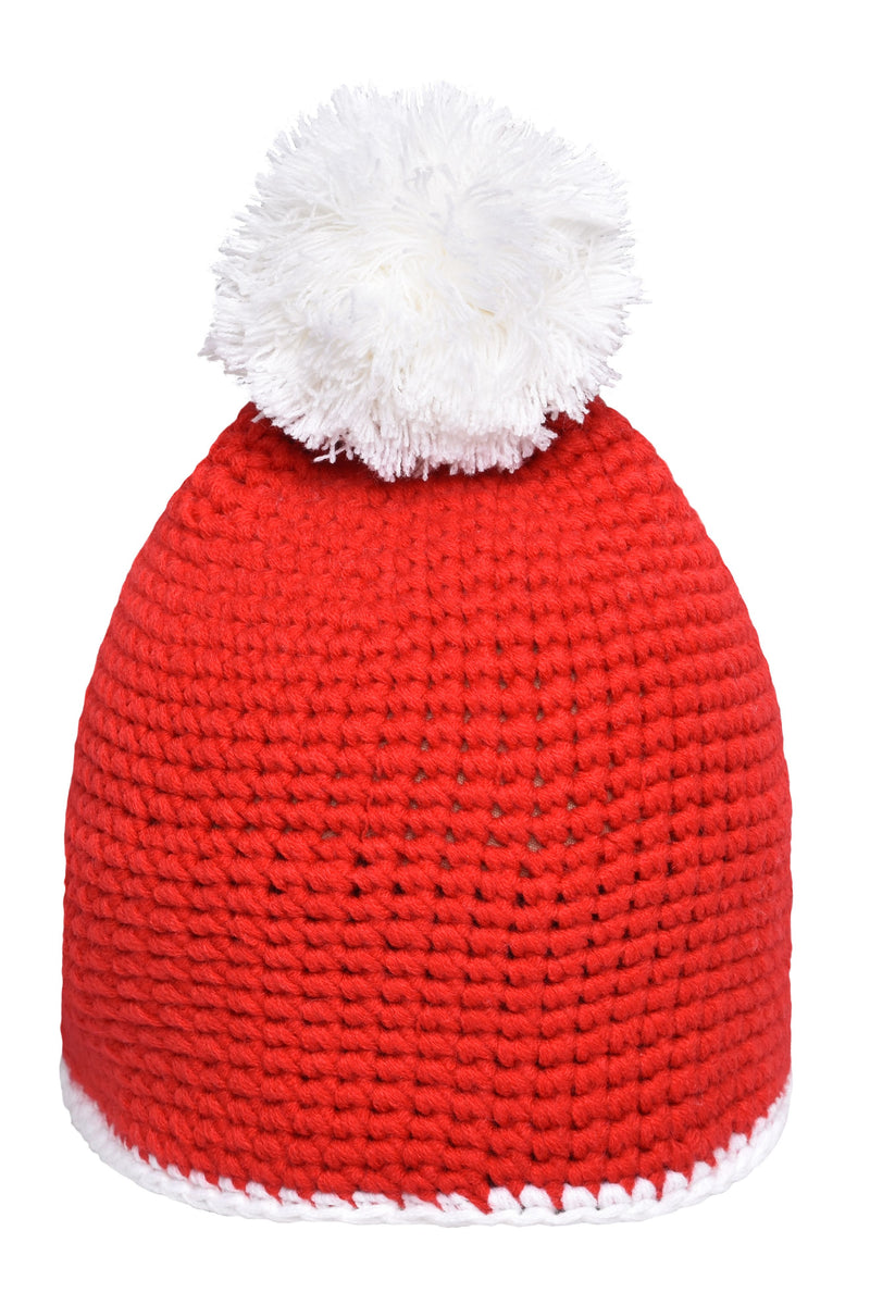 Laden Sie das Bild in Galerie -Viewer, Pompon Hat with Contrast Stripe