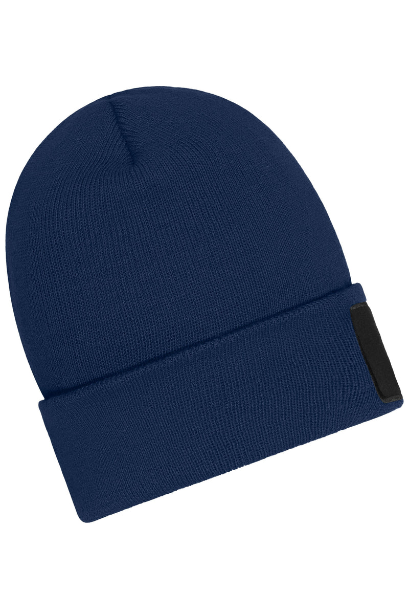 Laden Sie das Bild in Galerie -Viewer, Beanie with Patch (10cm x 5 cm) - Thinsulate