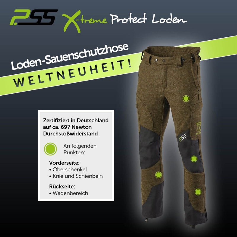 Laden Sie das Bild in Galerie -Viewer, PSS Sauenschutzhose X-treme Protect Loden - 580