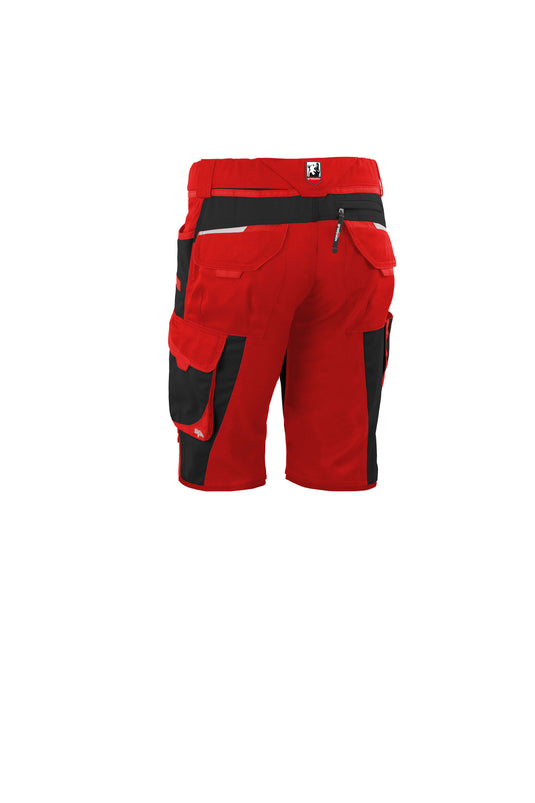 Shorts IRON Men - Rot/Schwarz