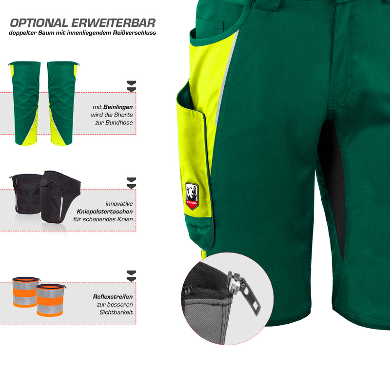 Laden Sie das Bild in Galerie -Viewer, Shorts IRON Men - Gelb/Grün