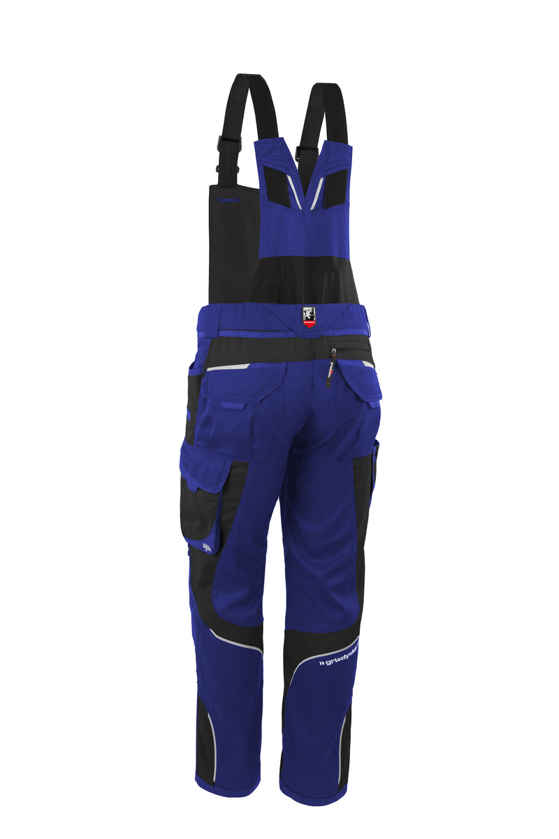 Laden Sie das Bild in Galerie -Viewer, Latzhose IRON Men - Blau/Schwarz