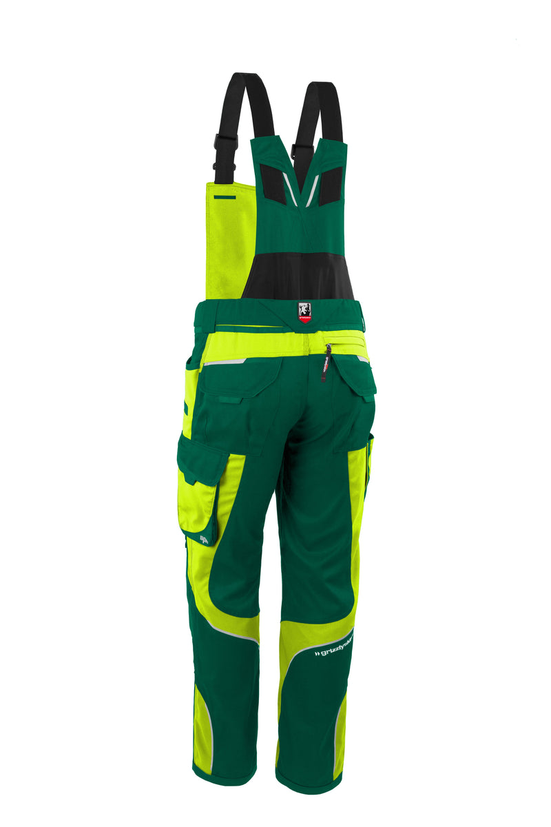 Laden Sie das Bild in Galerie -Viewer, Latzhose IRON Men - Gelb/Grün