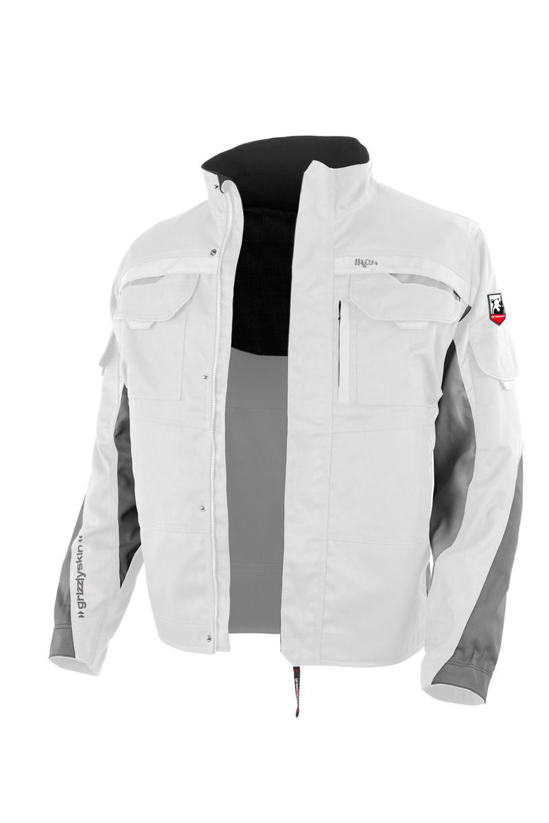 Laden Sie das Bild in Galerie -Viewer, Bundjacke IRON Men - Grau/Weiß