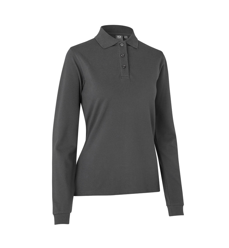 Laden Sie das Bild in Galerie -Viewer, Langarm Poloshirt - Stretch - Damen - 0545