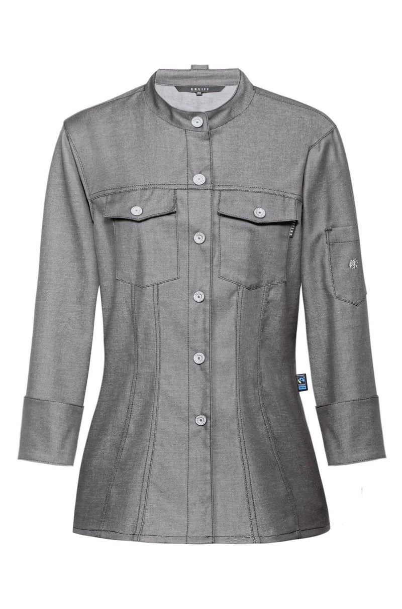 Laden Sie das Bild in Galerie -Viewer, Damen-Kochjacke RF - 5417