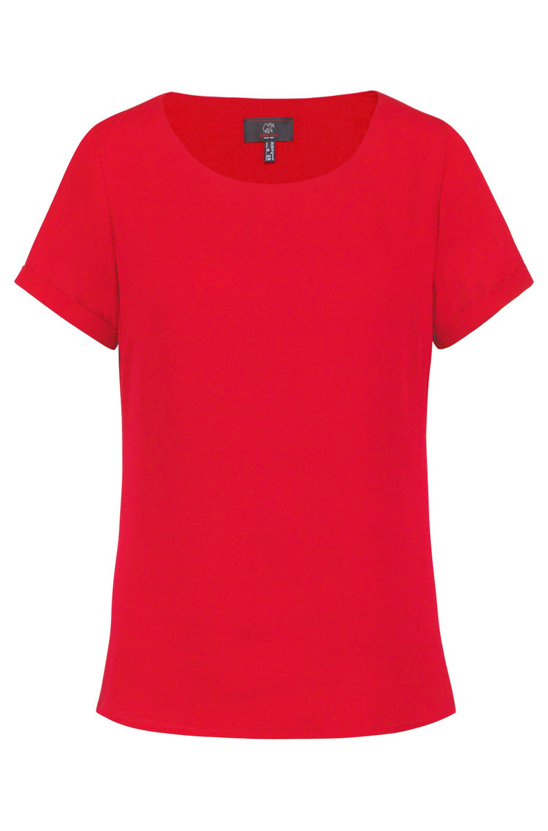 Laden Sie das Bild in Galerie -Viewer, Chiffon-Bluse 1/4 RF - 6577