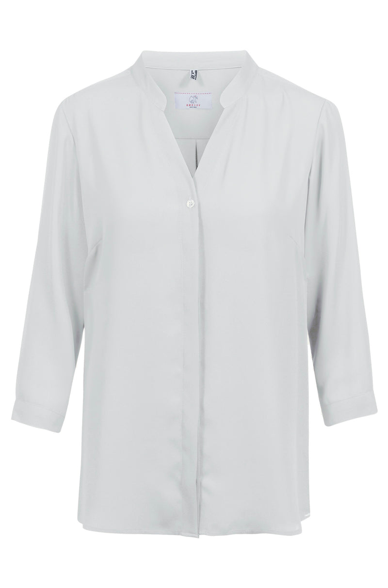 Laden Sie das Bild in Galerie -Viewer, Chiffon-Bluse 3/4 RF - 6586