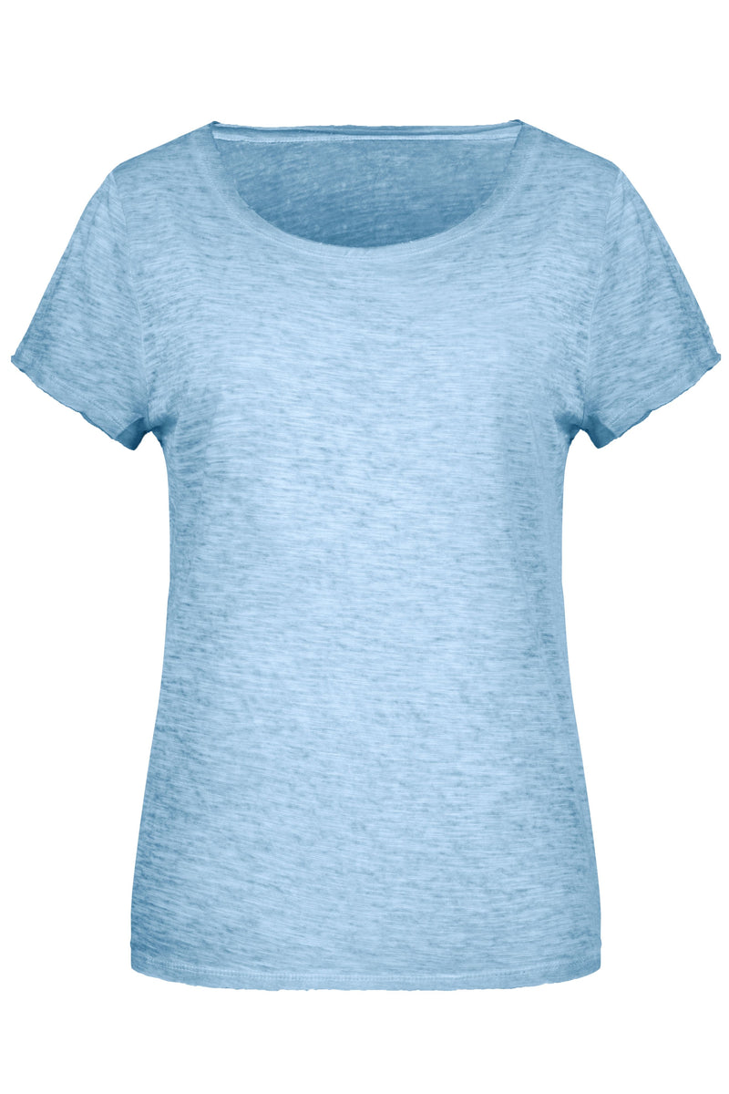 Laden Sie das Bild in Galerie -Viewer, T-Shirt im Vintage-Look - 8015