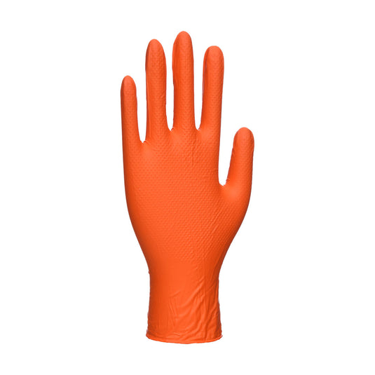 Orange HD Nitril Einweghandschuh (ungepudert) - A930