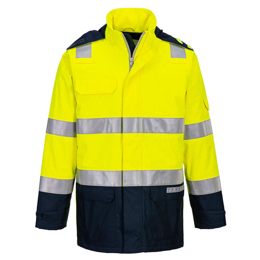 Bizflame Regen+ leichte Warnschutz Jacke Lichtbogen Schutz  - FR605