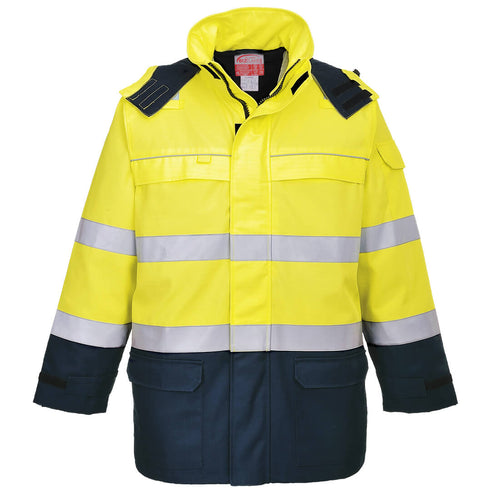 Bizflame Rain+ Warnschutz Jacke mit Lichtbogenschutz - FR79