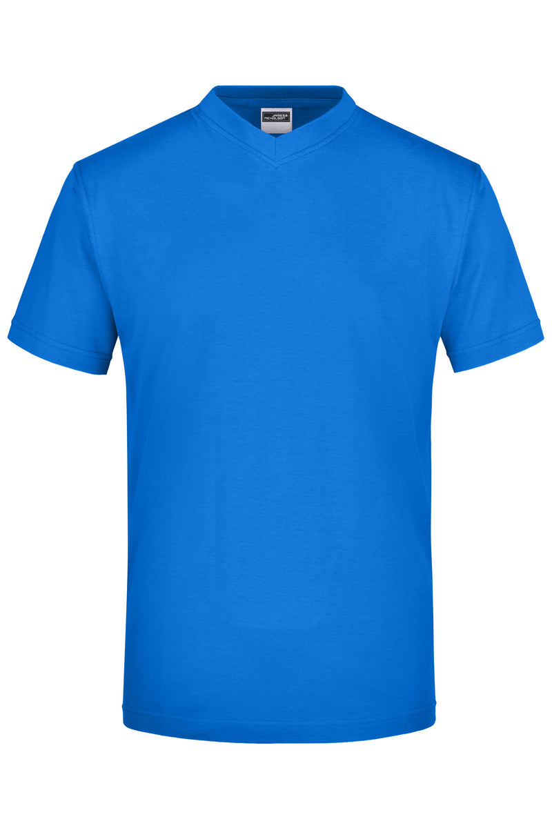 Laden Sie das Bild in Galerie -Viewer, Komfort-V-Neck-T aus Single-Jersey - JN003