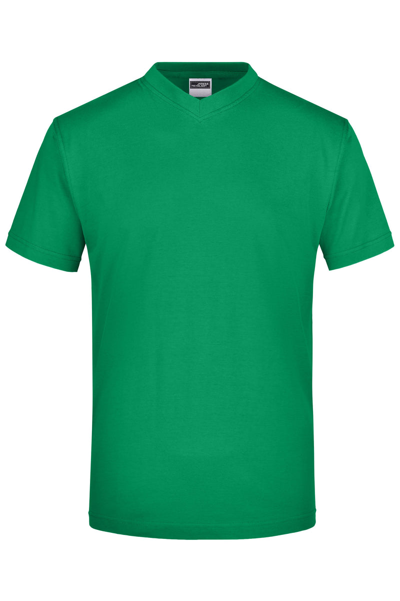 Laden Sie das Bild in Galerie -Viewer, Komfort-V-Neck-T aus Single-Jersey - JN003