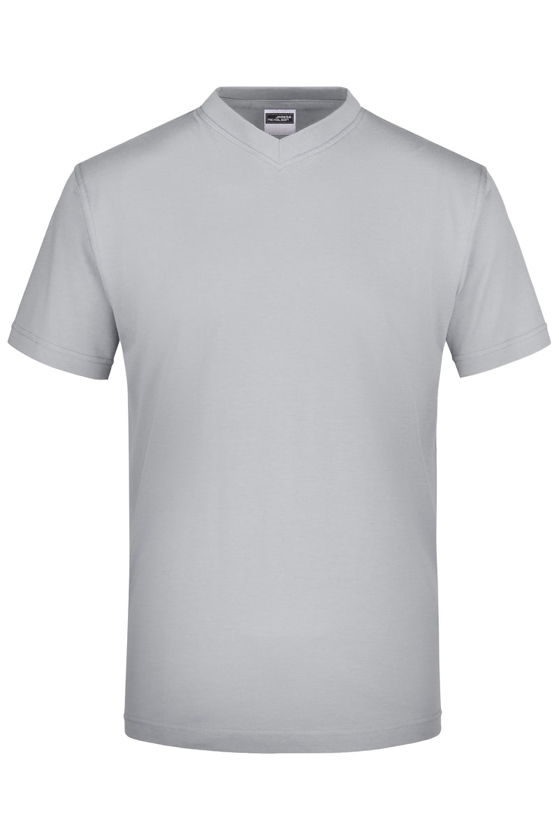 Laden Sie das Bild in Galerie -Viewer, Komfort-V-Neck-T aus Single-Jersey - JN003