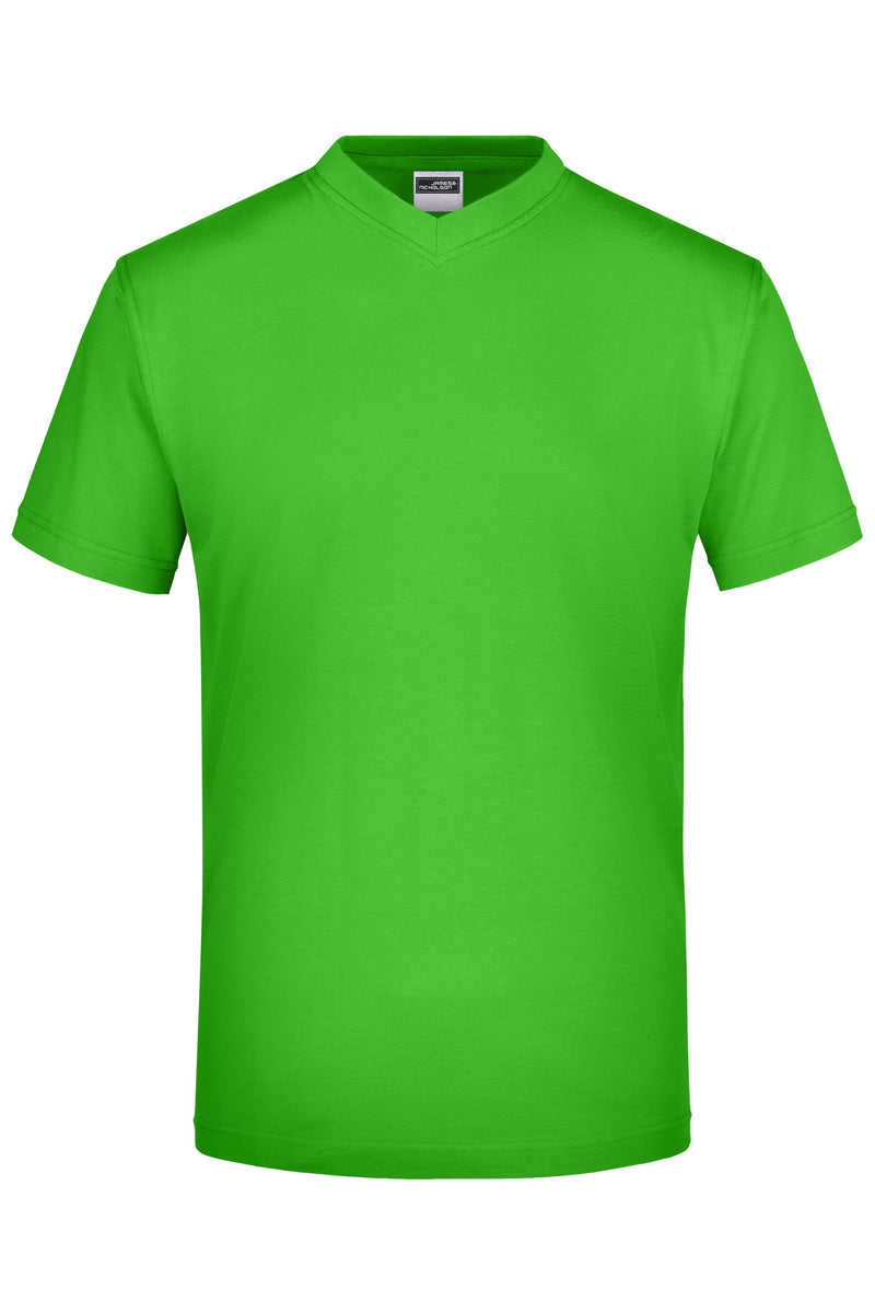 Laden Sie das Bild in Galerie -Viewer, Komfort-V-Neck-T aus Single-Jersey - JN003