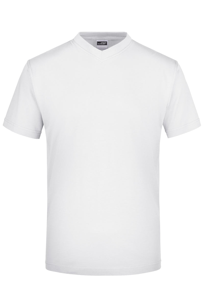 Laden Sie das Bild in Galerie -Viewer, Komfort-V-Neck-T aus Single-Jersey - JN003