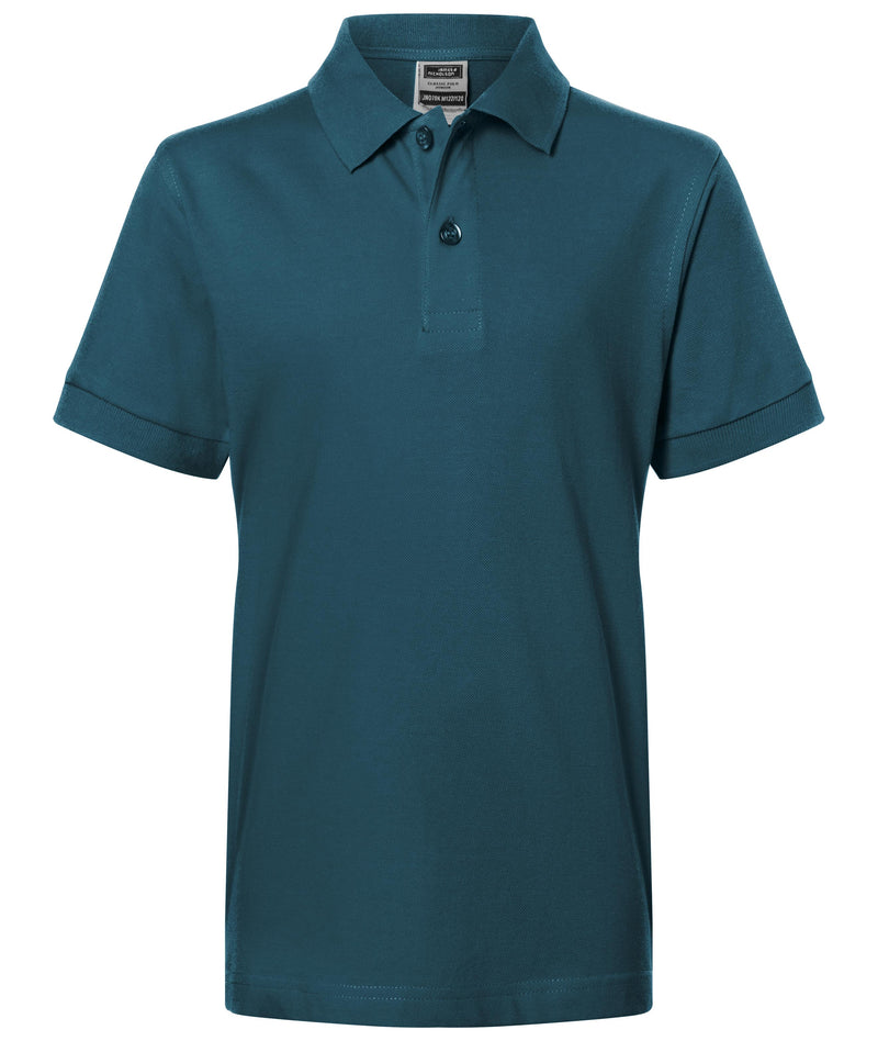 Laden Sie das Bild in Galerie -Viewer, Hochwertiges Polohemd mit Armbündchen - Kinder - JN070K