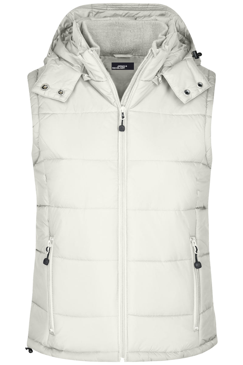 Laden Sie das Bild in Galerie -Viewer, Modische Steppweste mit abnehmbarer Kapuze - JN1005