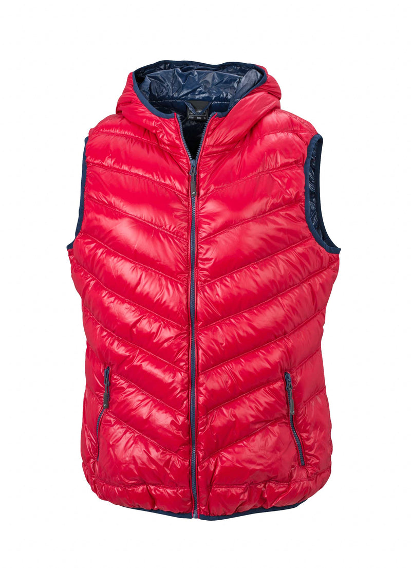 Laden Sie das Bild in Galerie -Viewer, Ultraleichte sportliche Daunenweste mit Kapuze - JN1061