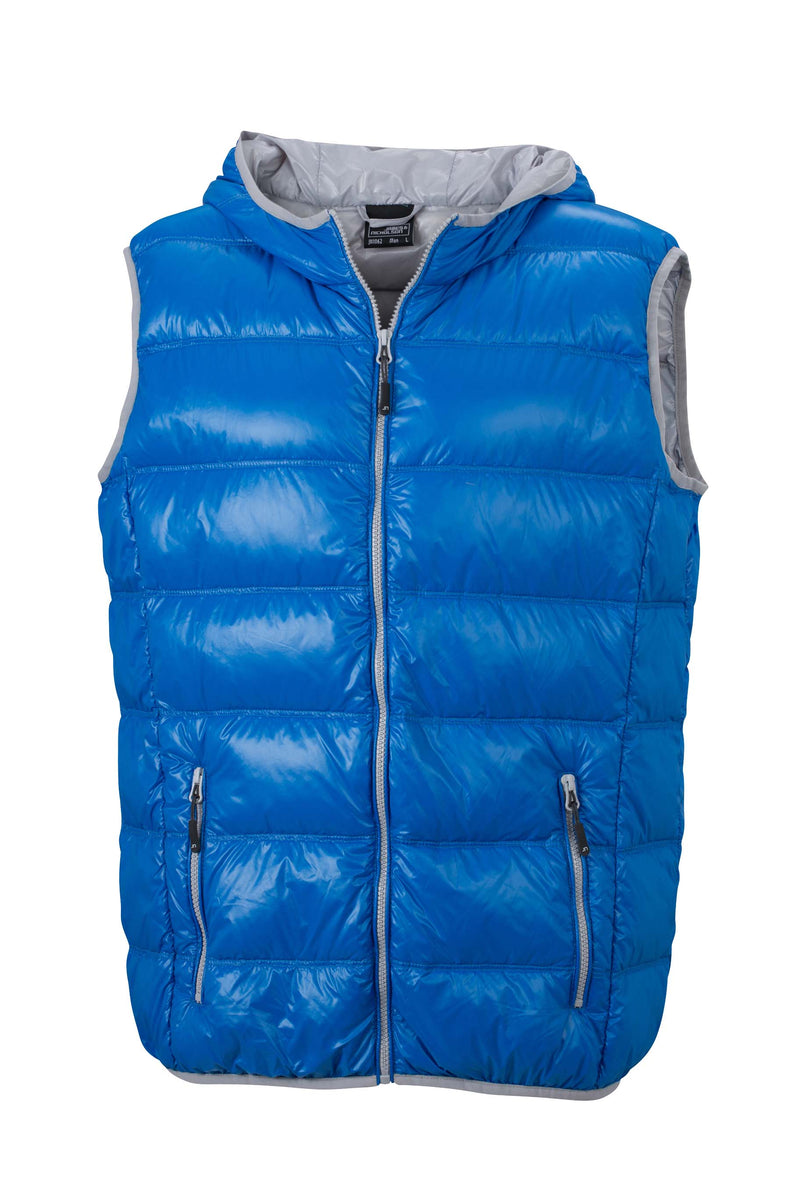 Laden Sie das Bild in Galerie -Viewer, Ultraleichte sportliche Daunenweste mit Kapuze - JN1062