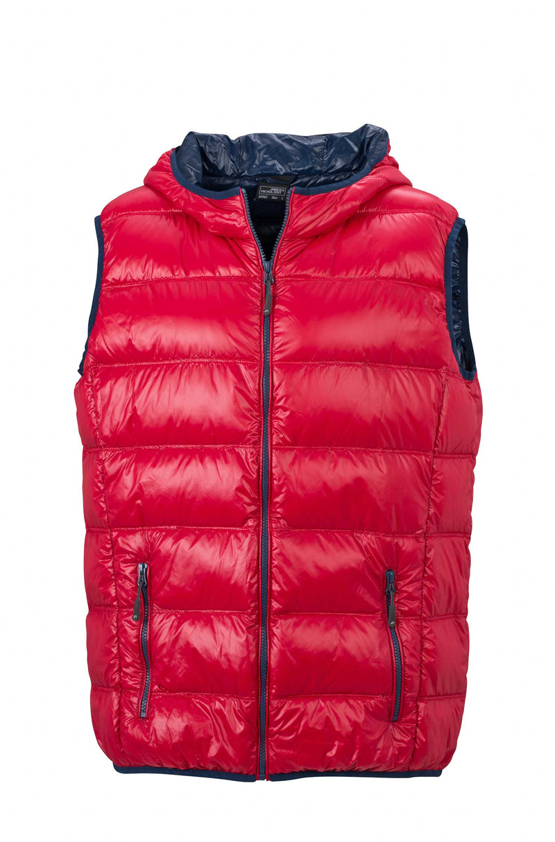 Laden Sie das Bild in Galerie -Viewer, Ultraleichte sportliche Daunenweste mit Kapuze - JN1062