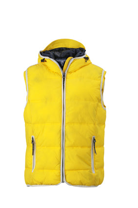 Laden Sie das Bild in Galerie -Viewer, Modische Steppweste mit angeschnittener Kapuze - JN1076