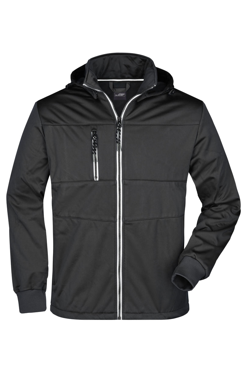 Laden Sie das Bild in Galerie -Viewer, Junge Softshell Jacke mit modischen Details - Herren - JN1078