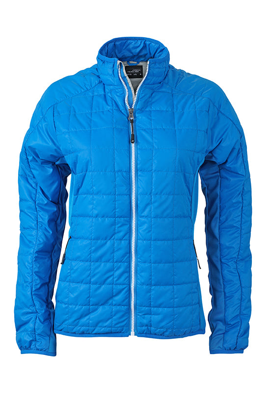 Laden Sie das Bild in Galerie -Viewer, Leicht wattierte Jacke im sportlichen Materialmix - JN1115