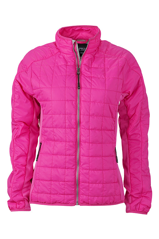 Laden Sie das Bild in Galerie -Viewer, Leicht wattierte Jacke im sportlichen Materialmix - JN1115