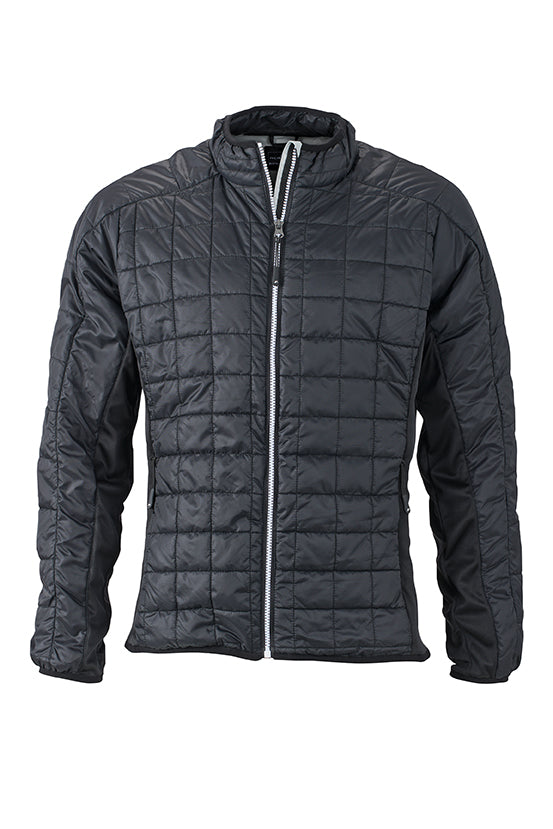 Laden Sie das Bild in Galerie -Viewer, Leicht wattierte Jacke im sportlichen Materialmix - JN1116