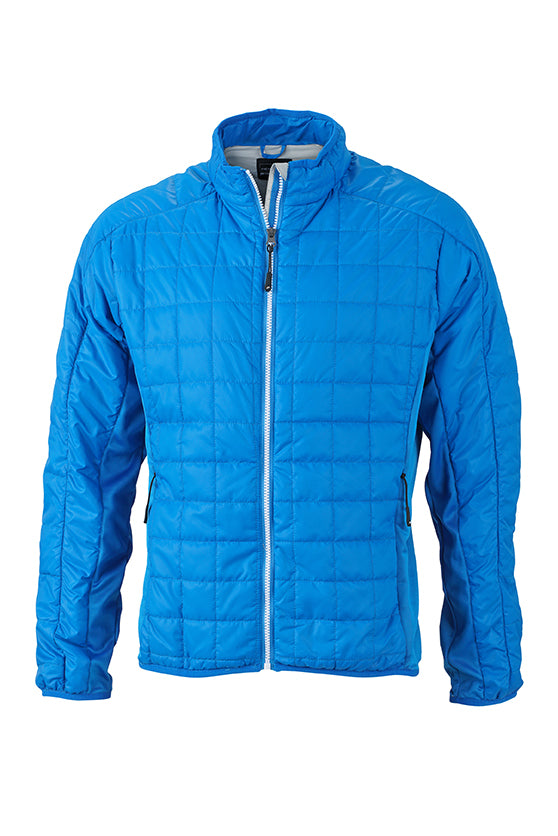 Laden Sie das Bild in Galerie -Viewer, Leicht wattierte Jacke im sportlichen Materialmix - JN1116