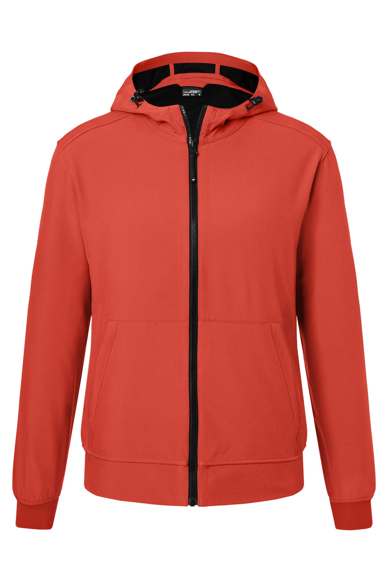 Laden Sie das Bild in Galerie -Viewer, Softshelljacke mit Kapuze im sportlichen Design - JN1146