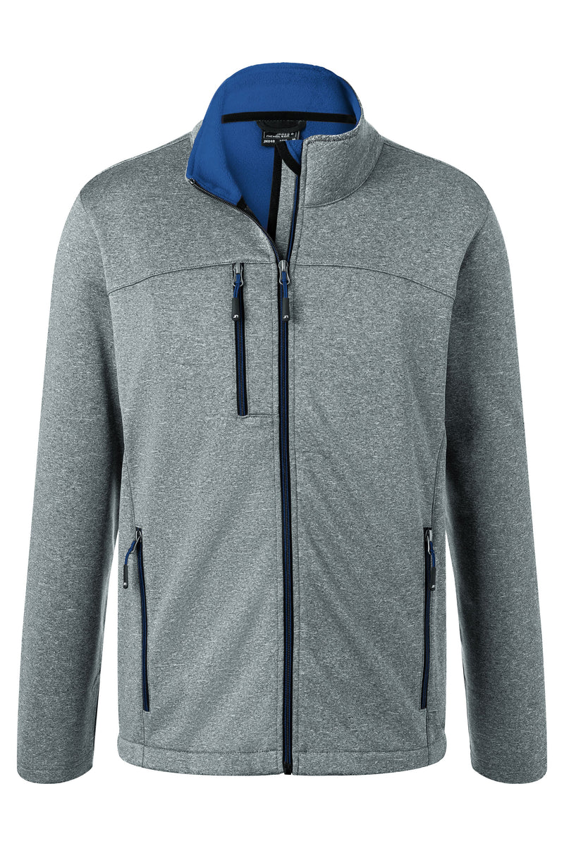 Laden Sie das Bild in Galerie -Viewer, Softshelljacke in Melange-Optik - JN1148