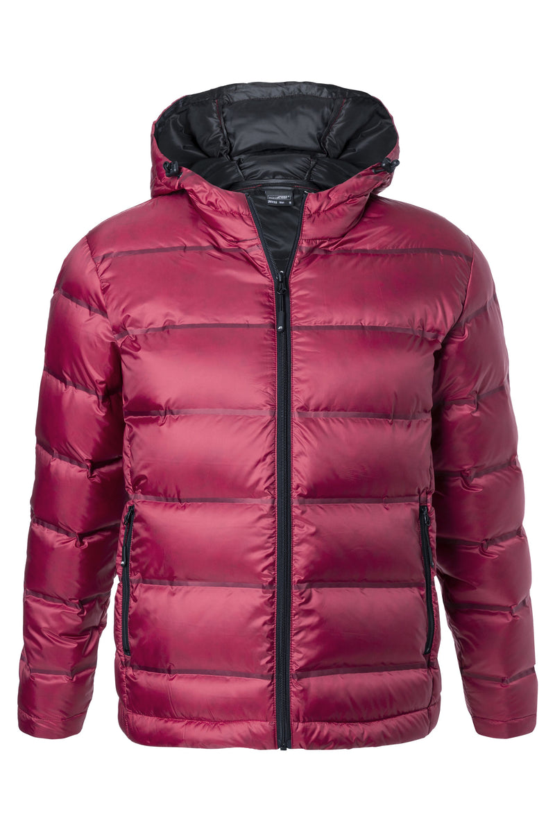 Laden Sie das Bild in Galerie -Viewer, Herren Daunenjacke mit Kapuze in neuem Design, Steppung der Jacke ist geklebt und nicht genäht - JN1152