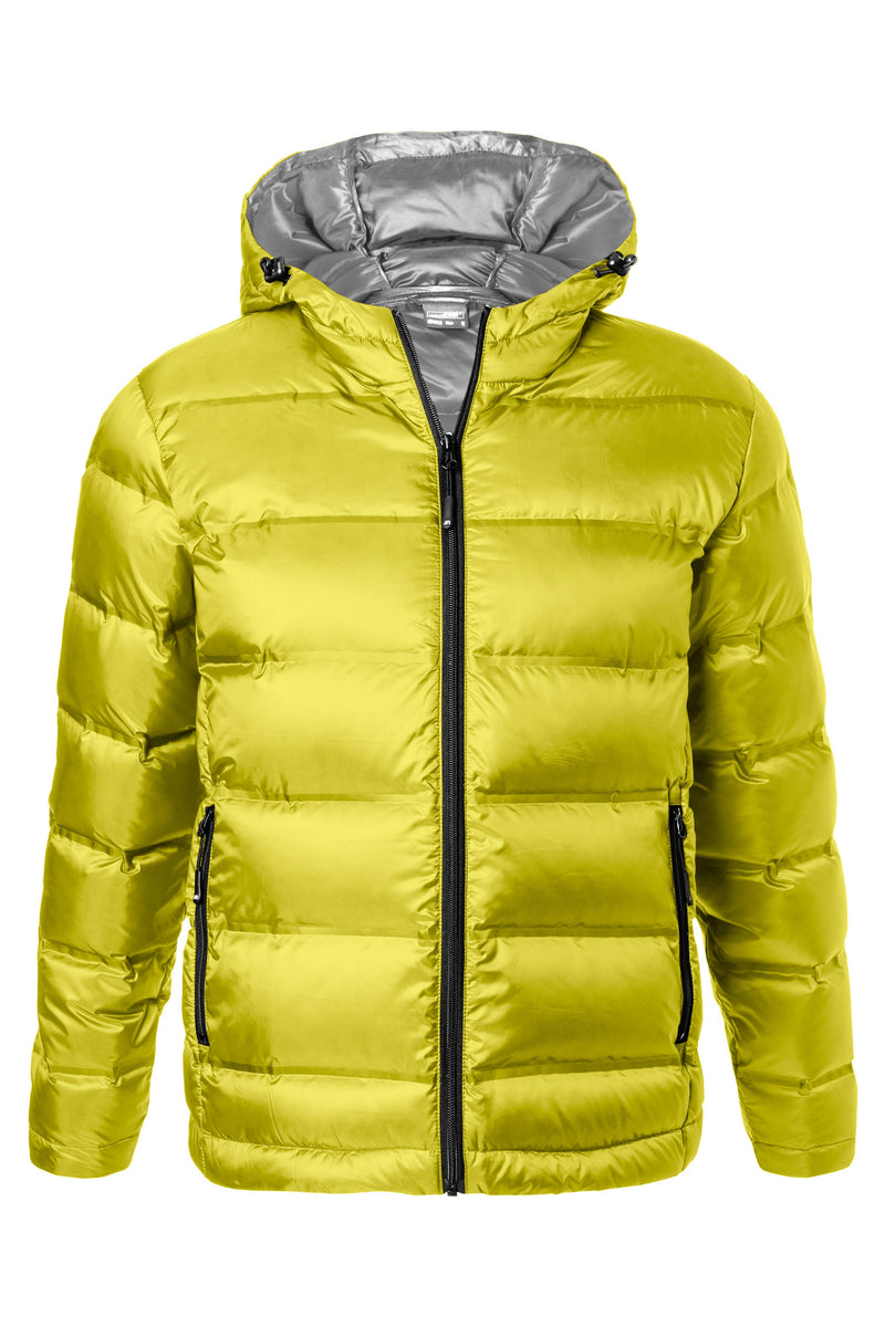 Laden Sie das Bild in Galerie -Viewer, Herren Daunenjacke mit Kapuze in neuem Design, Steppung der Jacke ist geklebt und nicht genäht - JN1152