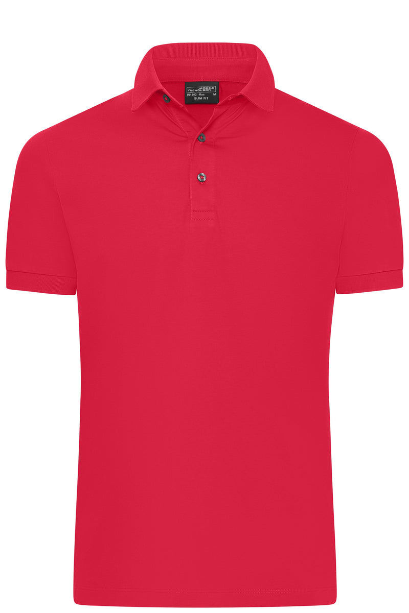 Laden Sie das Bild in Galerie -Viewer, Slim-Fit Polo in Premiumqualität - JN1302