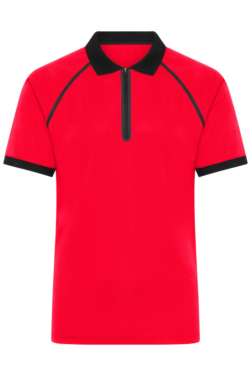 Laden Sie das Bild in Galerie -Viewer, Polo mit Reißverschluss aus Funktions-Polyester für Promotion, Sport und Freizeit - JN1308