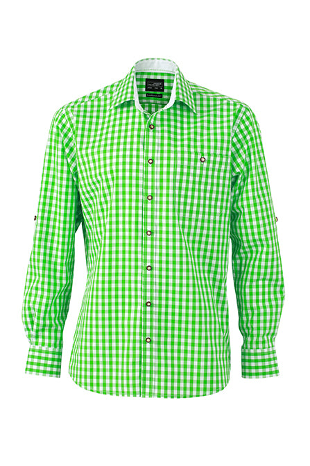 Laden Sie das Bild in Galerie -Viewer, Damen-Bluse und Herren-Hemd im klassischen Trachtenlook - JN638