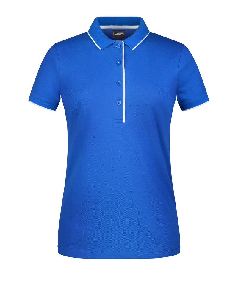 Laden Sie das Bild in Galerie -Viewer, Klassisches Polo mit Kontraststreifen - Damen - JN727