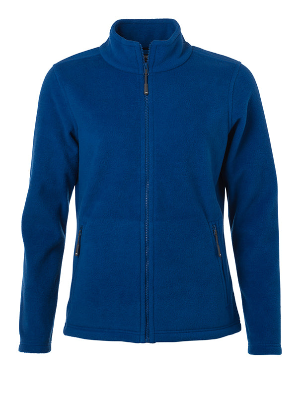 Laden Sie das Bild in Galerie -Viewer, Fleece Jacke mit Stehkragen im klassischen Design Damen - JN781