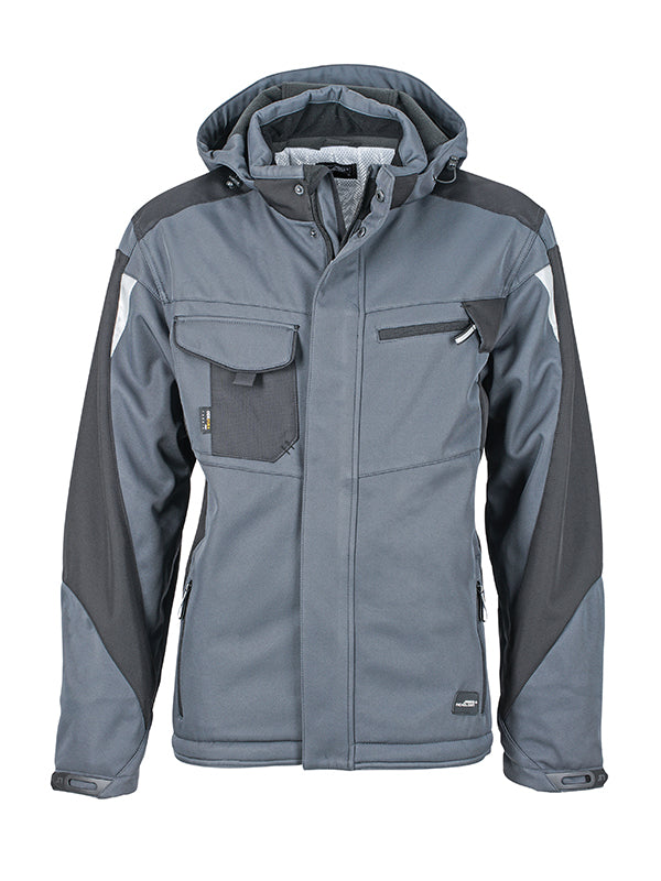 Laden Sie das Bild in Galerie -Viewer, Professionelle Softshelljacke mit warmem Innenfutter - JN824