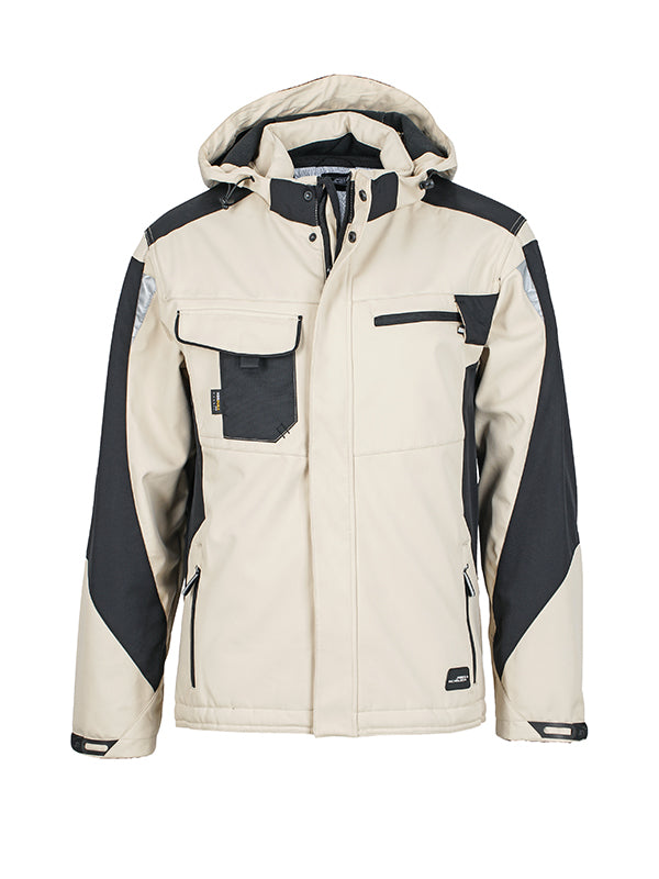 Laden Sie das Bild in Galerie -Viewer, Professionelle Softshelljacke mit warmem Innenfutter - JN824