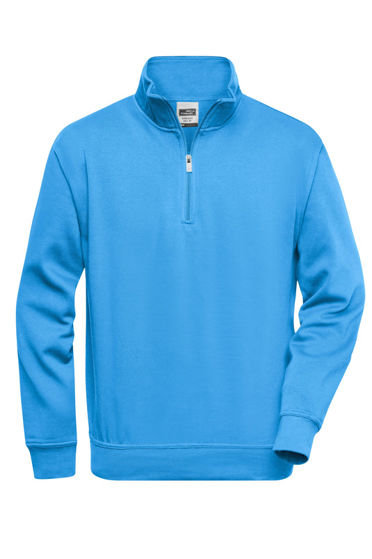 Sweatshirt mit Stehkragen und Reißverschluss - JN831